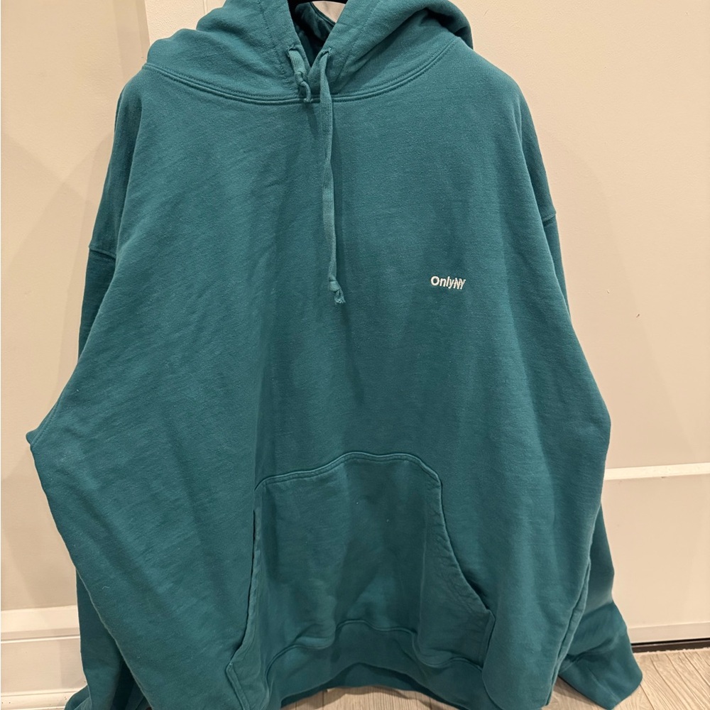 Only Blue Relaxed Fit Hoodie Sweatshirt